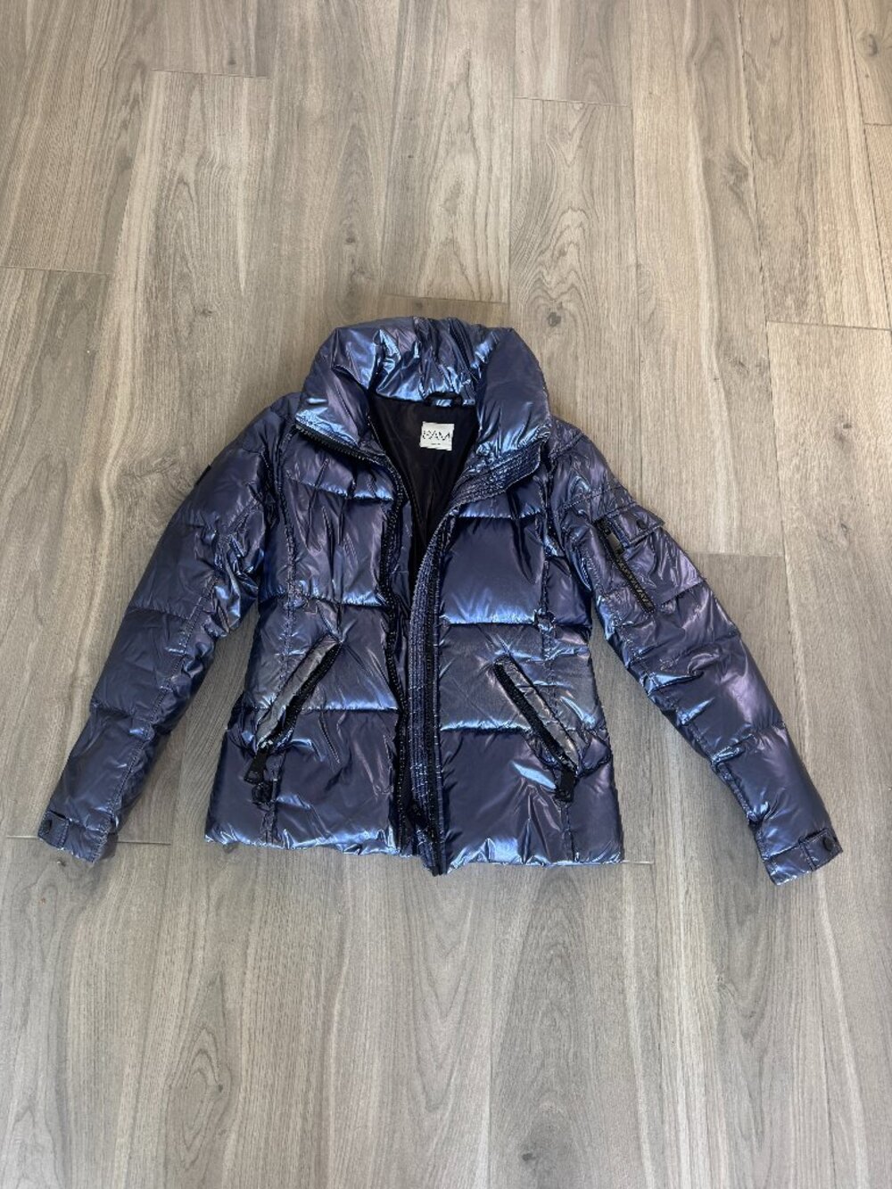 Blue Chrome Sam Coat